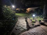 Garden and pathway lighting installation