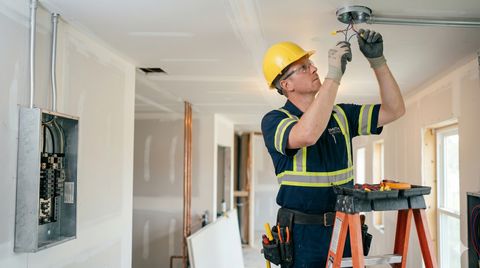 All Electrical Contractors team on a job site