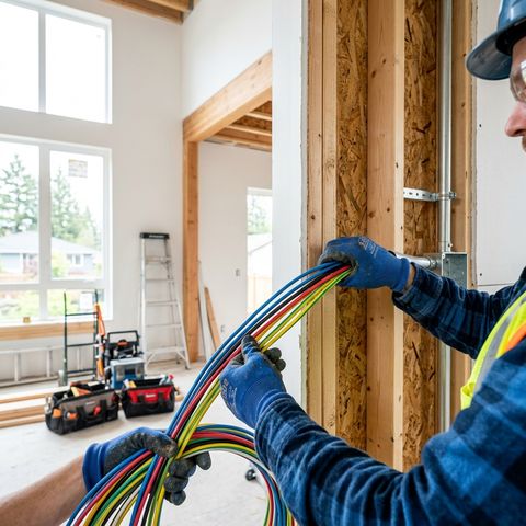 Electrician carrying out residential rewiring in Newton Park, Port Elizabeth